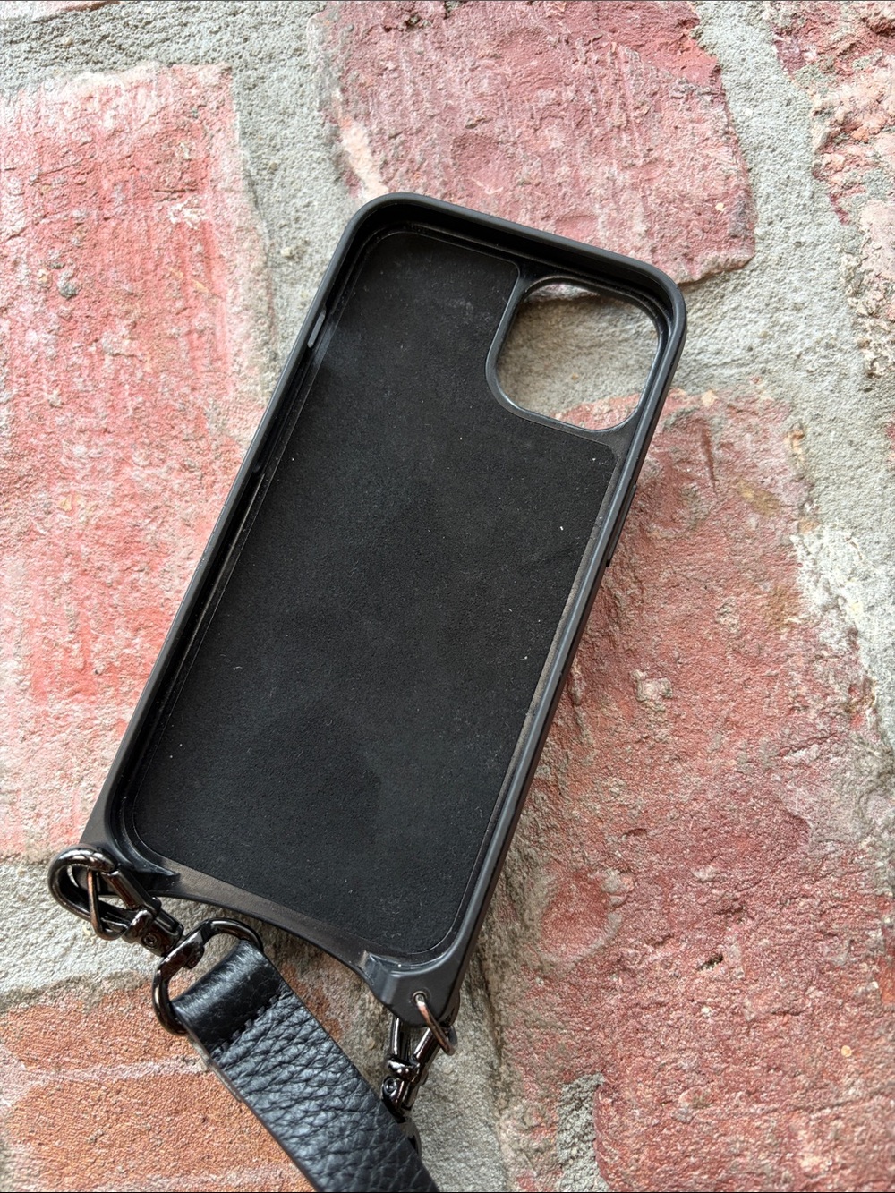 Crossbody Bandolier Black/Pewter for iPhone 13 - Picture 3 of 5